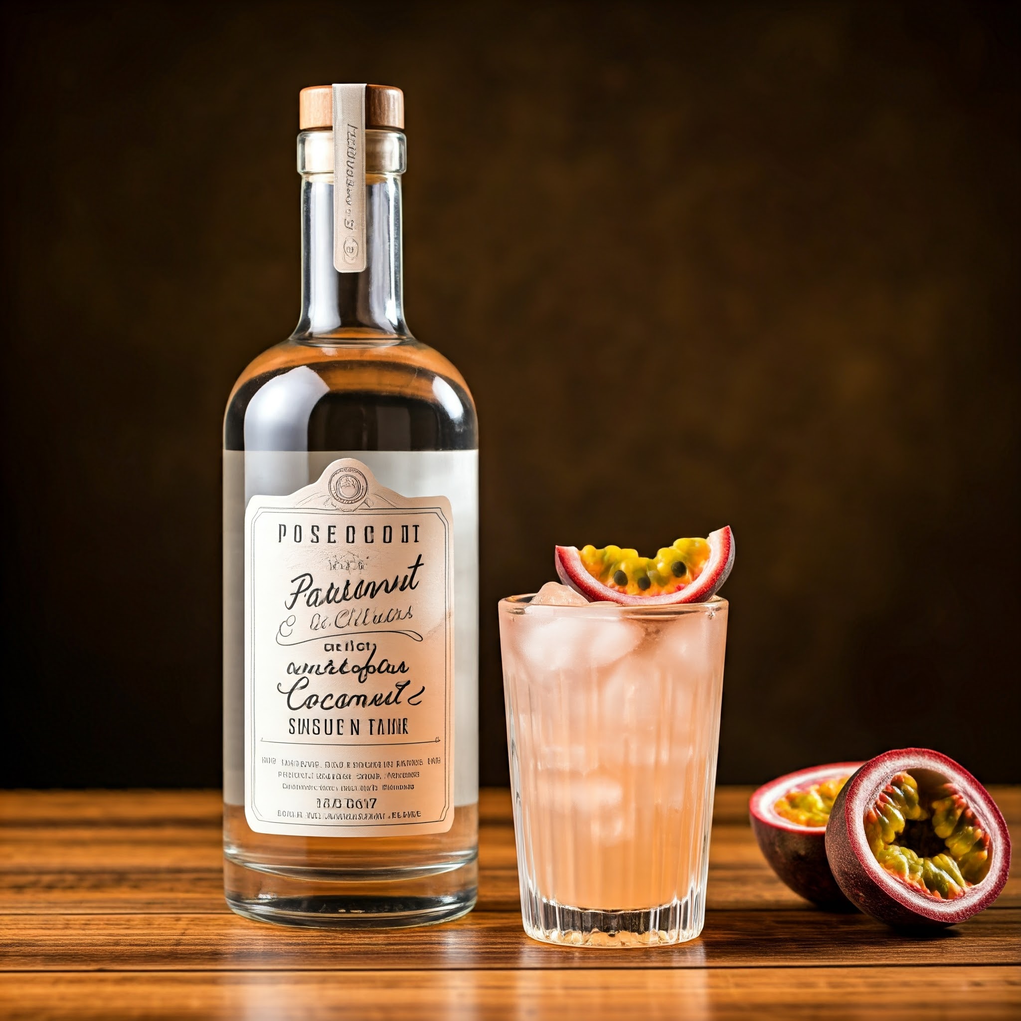  vodka passion fruit y coconut